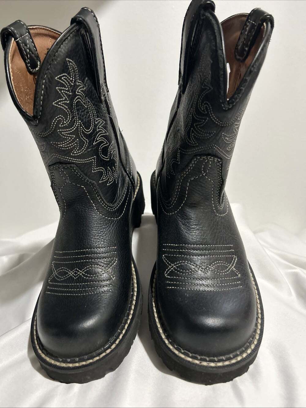 Ariat Fatbaby Black Cowboy Boots Women's Size 6.5